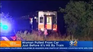 Driver Pulled From Car Just Before It