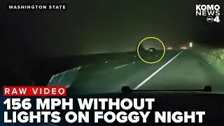 Driver without lights on clocks 156 mph on I-5, disappears into fog on New Year