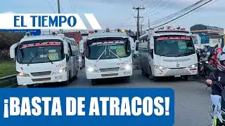 Drivers block 13th Street due to insecurity | EL TIEMPO