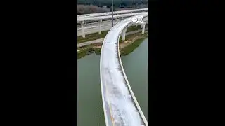 Drivers in Cypress navigate around icy road conditions