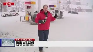 Drivers in West Hartford say roads are slick despite constant plowing