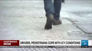 Drivers, pedestrians cope with icy conditions in GTA