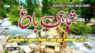 Drone Camera Shots Shahi Bagh Swat Valley | SHAHI BAGH KALAM | شاہی باغ کالام