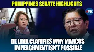 ‘Drug Addict?’ De Lima Explains Why Allegation Against Marcos Cannot Trigger Impeachment