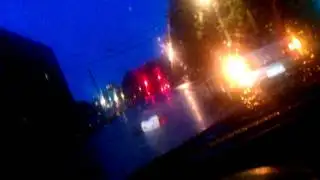 Drunk guy during hurricane Irene