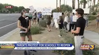 DSUSD parents protest amid concern over in-person learning safety plan