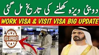 Dubai visa open date announced Dubai work visa at visit visa  big news