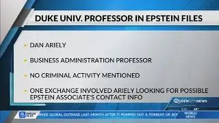 Duke University professor mentioned in Epstein files