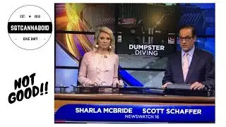 DUMPSTER DIVER MAKES IT ON THE LOCAL NEWS/ NOT GOOD!!!!