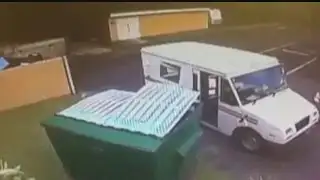Dumpster-dropping mail carrier fired, may face charges