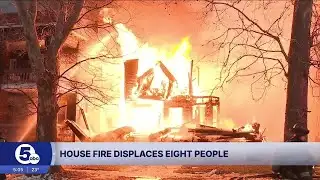 Duplex fire in Cleveland leaves 8 displaced