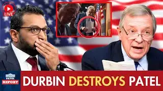 Durbin Opens Epstein Files LIVE - Patel PANICS On Camera
