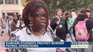 Durham students protest Border Patrol, ICE operations
