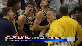 Dusty May takes wisdom from Curt Cignetti ahead of win over MSU