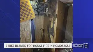E-bike battery causes house fire in Citrus County