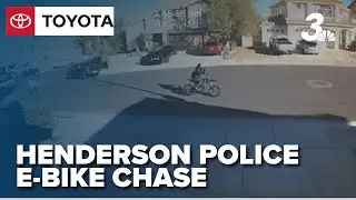 E bike chase involving Henderson PD caught on camera