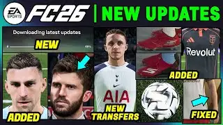 EA FC 26 NEWS | NEW Updates, Additions, Real Faces, Transfers & More ✅