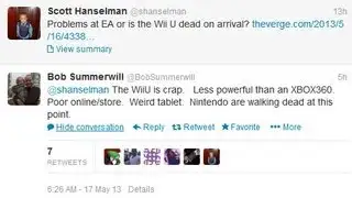 EA Senior Software Engineer Says, "The Wii U is Crap"