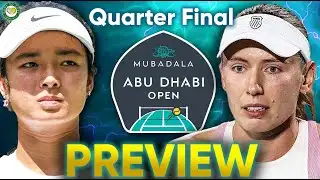 Eala vs Alexandrova | Abu Dhabi Open 2026 | Quarter Final Preview & Prediction