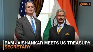 EAM Jaishankar Meets US Treasury Secretary