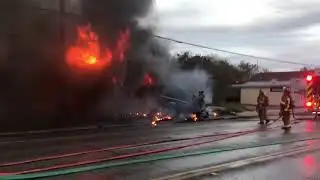 Early morning fire causes partial roof collapse