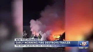 Early morning fire destroys Ashland home