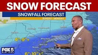 Early NYC snow forecast for Tri-State area