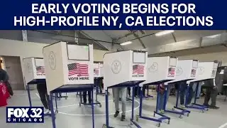 Early voting begins for high-profile NY, CA elections