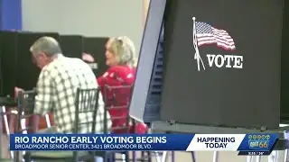 Early voting begins in Rio Rancho with mayor