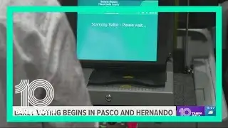 Early voting gets underway in Pasco, Hernando County