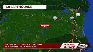 Earthquake recorded in Kingston, New Hampshire