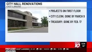 East Lansing City Hall renovations underway