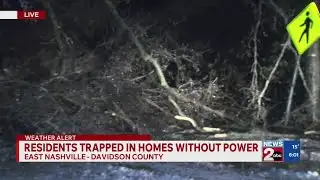 East Nashville, TN residents trapped in their homes without power