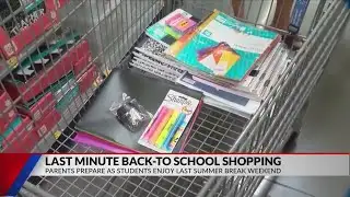 East Texas parents prepare with back-to-school shopping