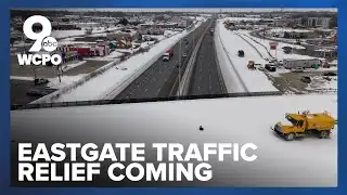 Eastgate bridge construction nears completion, drivers expected to see relief soon