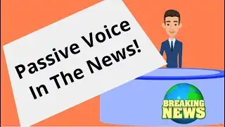 Easy Active & Passive Voice with News Headlines | Present Tense Grammar Practice #esllessonplans
