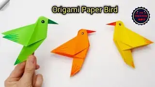 Easy Origami Hummingbird | Paper Bird
