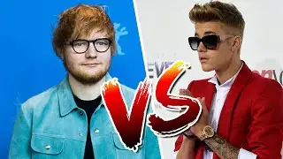 Ed Sheeran Vs Justin Bieber Comparison | Celebrity Clash