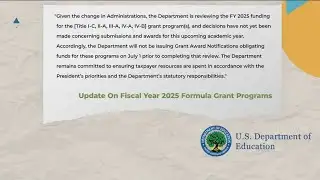 Education funding impacts