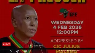 EFF President Julius Malema address an EFF Presser
