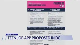 Effort underway to develop new job searching app for teens in DC