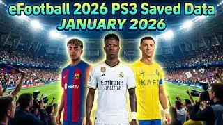 Efootball 2026 Ps3 New SAVED DATA transfer