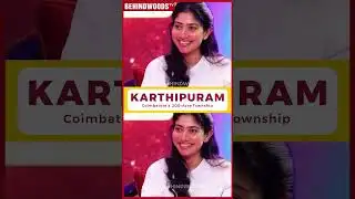 Egg கூட சாப்பிட மாட்டேன் .. Sai Pallavi