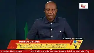 Egor Council Boss Dissolves All Political Appointments Made By Previous Administration.