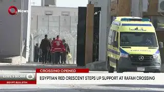 Egyptian Red Crescent steps up support at Rafah crossing