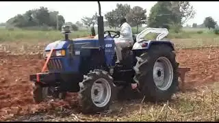 Eicher 480 4+ wheel drive working video