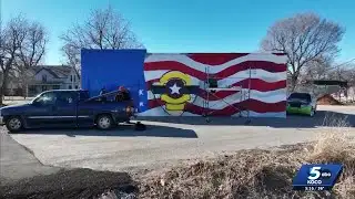 El Reno community creates mural to honor fallen officer Thomas Duran