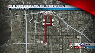 El Tour de Tucson road closures
