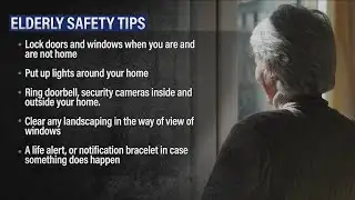 Elderly safety tips