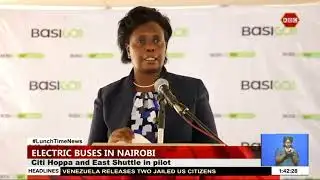 Electric passenger buses launched in Nairobi